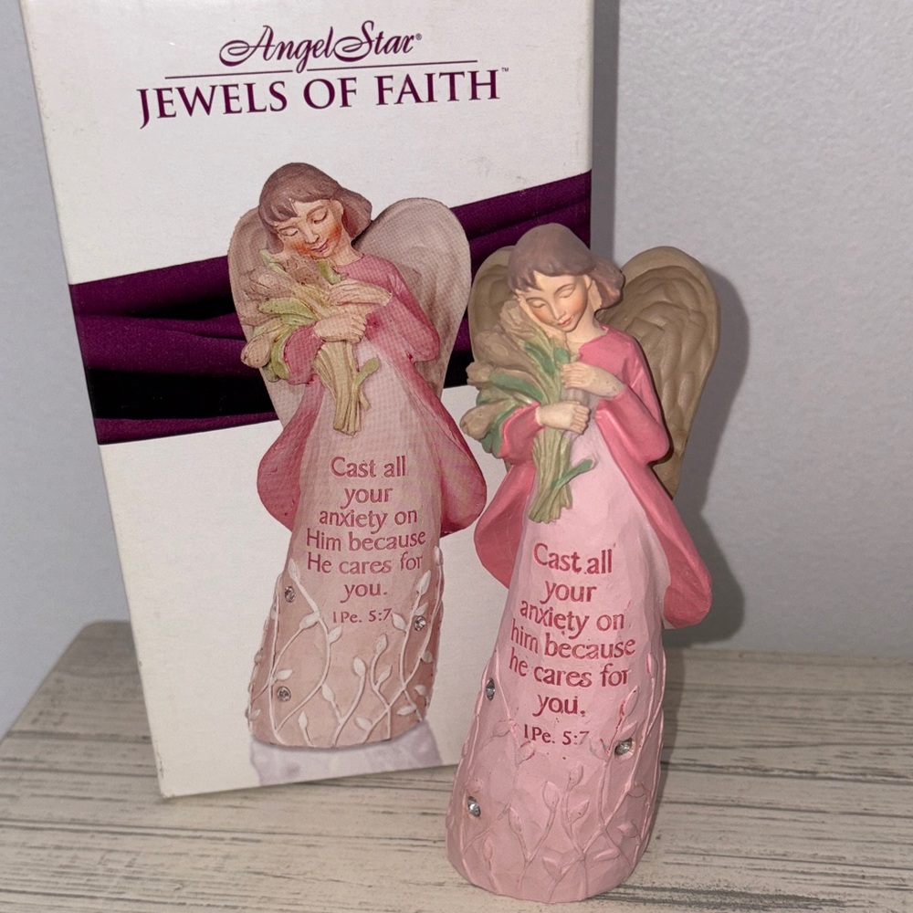 Angel Star Jewels of Faith Angel statue new in box